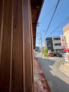 奈良県奈良市にて雨漏り修理〈木部のシール補修〉 施工前