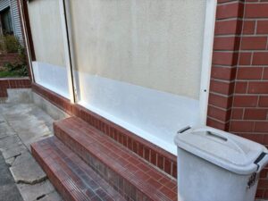 奈良市川久保町にて雨漏り修理〈モルタル外壁の補修〉 施工後