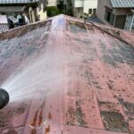 奈良市千代ヶ丘にて雨漏り・散水検査