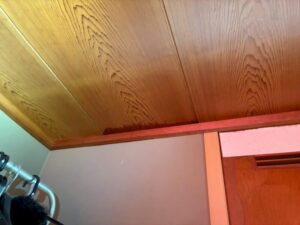 奈良市千代ヶ丘にて雨漏り・散水検査 施工前