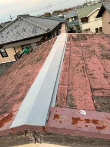 奈良市にて雨漏り修理〈築58年2階天井と1階天井部で雨漏り〉 施工後
