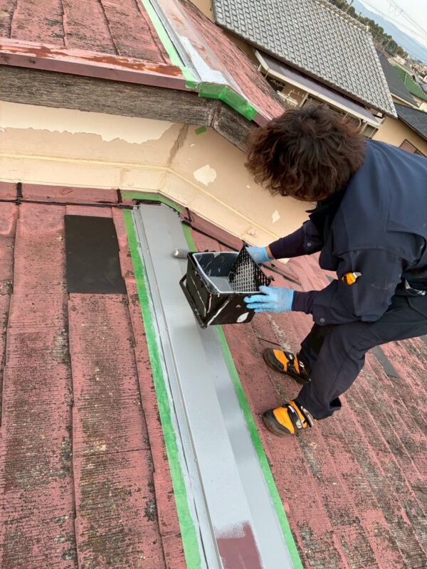 奈良市にて雨漏り修理〈築58年２階天井と１階天井部で雨漏り〉 施工後2