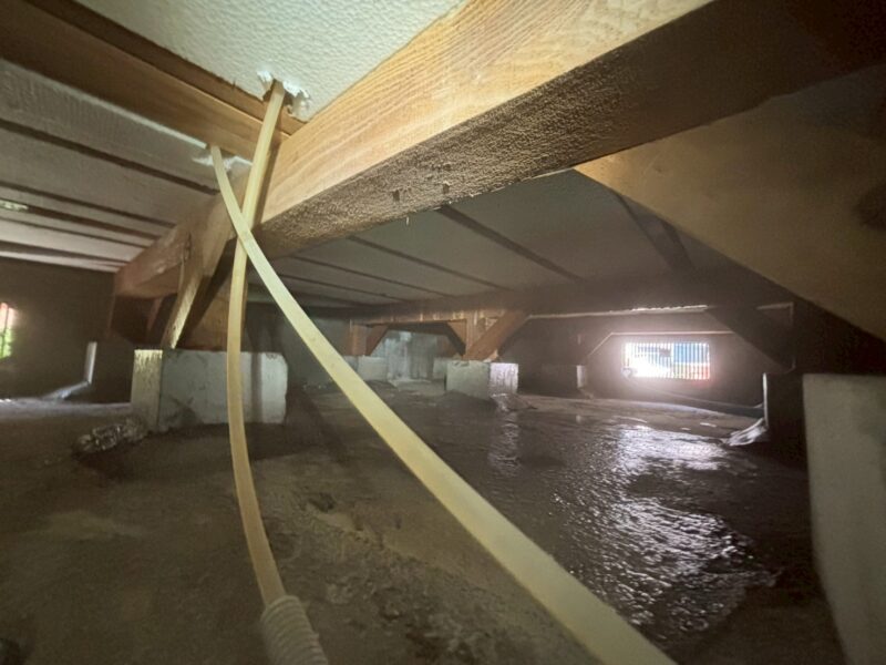 奈良市千代ヶ丘の築46年のご住宅にてシロアリ駆除工事 施工後