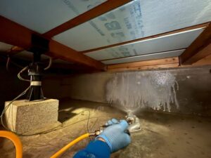 奈良市富雄のご住宅にて基礎中性化劣化抑止剤散布工事 施工後