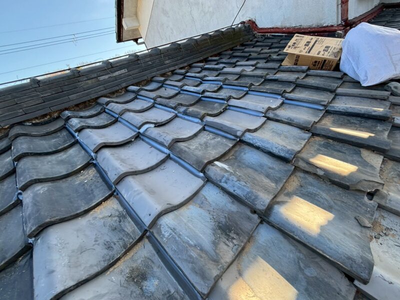 奈良市法蓮町のご住宅にて雨漏り修繕工事〈瓦屋根の修繕〉 施工後2