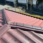 奈良市藤ノ木台のご住宅にて雨漏り修繕工事〈棟板金の釘の固定〉 施工後