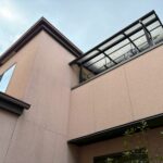 奈良市朱雀にて雨漏り予防の屋根・外壁塗装〈外壁ひび割れ補修〉 施工前