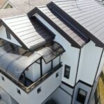 奈良市朱雀にてスーパーガルテクトでカバー工法〈屋根材の欠片が落ちてきた〉 施工後